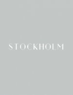 Stockholm: A Decorative Book │ Perfect for Stacking on Coffee Tables & Bookshelves │ Customized Interior Design & Hom