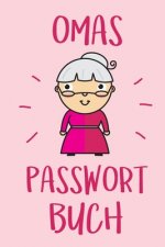 Omas Passwort Buch: Praktisches Passwortbuch mit Register zum Verwalten von Passwörtern, Zugangsdaten und PINs
