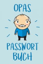 Opas Passwort Buch: Übersichtliches Passwortbuch mit Register zum Verwalten von Passwörtern und Zugangsdaten