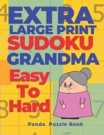 Extra Large Print Sudoku Grandma Easy To  Hard