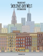 Malbuch mit Skylines der Welt fur Erwachsene