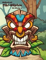 Malbuch mit Tiki-Koepfen fur Kinder 3