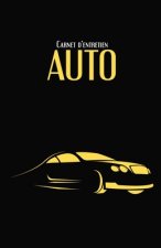 Carnet d'entretien Auto: Suivi d'entretien auto - Tous les constructeurs - 100 fiches d'entretien ? remplir - noir & jaune