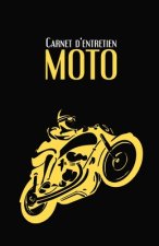 Carnet d'entretien Moto: Suivi d'entretien moto - Tous les constructeurs - 100 fiches d'entretien ? remplir - noir & jaune