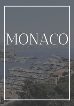 Monaco: A decorative book for coffee tables, end tables, bookshelves and interior design styling - Stack France city books to