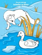 Livre de coloriage Animaux en hiver 1