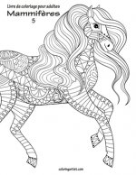 Livre de coloriage pour adultes Mammiferes 5