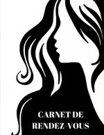 Carnet de Rendez-vous: Grand carnet A4 de 54 pages sans dates pour 1 ? 5 employés selon utilisation- plage de 15/30 minutes (52 semaines ou 5