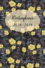 Wochenplaner 2020-2021: Netter Gelbe Blumen Wochen - und Monatsplaner - Terminkalender Tagesplaner - ein Liebevolles Geschenk für Frauen Kolle