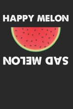 Happy Melon Sad Melon: Paper Games Tic Tac Toe (6x9 Inches) with 120 Pages