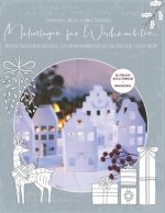 Schneiden, Malen, Kleben, Schenken - Malvorlagen für Weihnachten: Adventskalender basteln, Geschenkanhänger gestalten und vieles mehr: weihnachtliches