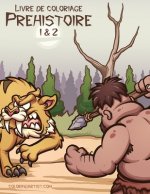 Livre de coloriage Prehistoire 1 & 2