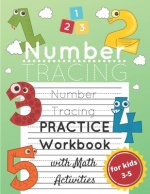 Number Tracing Practice Workbook for Kids Ages 3-5