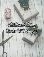 Christmas Coloring Books With Crayons