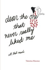 dear the one that never really liked me: all that much