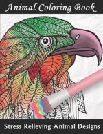Animal Coloring Book: Stress Relieving Animal Designs