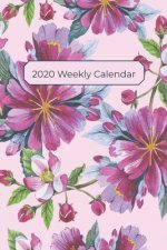 2020 Weekly Calendar: Watercolor Apple Blossoms