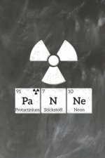 Grand Fantasy Designs - Notes: Schule Chemie Periodensystem Radioaktiv Panne Unfall - Monatsplaner 15,24 x 22,86