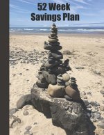 52 Week Savings Plan: Cut and replace expenses with cheap or free alternatives for one year. Create a goal and track progress. Simple way to