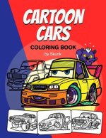 Cartoon Cars. Coloring Book: Coloring book with different cartoon cars