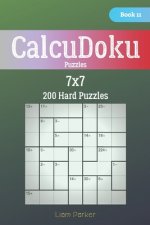 CalcuDoku Puzzles - 200 Hard Puzzles 7x7 Book 11