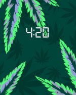 4: 20: Cannabis Review Book to Track and Rate Marijuana * Skull and Weed Pattern