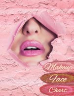 Makeup Face Chart: Make-up Vorlagen auf Papier Gesicht zum Ausmalen Gesichtsdiagramme für Visagisten