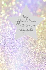 My Affirmations & Universe Requests: Record & track your daily affirmations and sending out request to the universe. Diamond effect design