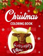 Christmas coloring book: Adult christmas coloring book for stress relief & relaxation.