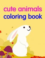 cute animals coloring book: Christmas Coloring Book for Children, Preschool, Kindergarten age 3-5