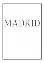 Madrid: A decorative book for coffee tables, end tables, bookshelves and interior design styling: Stack Spain city books to ad