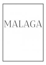 Malaga: A decorative book for coffee tables, end tables, bookshelves and interior design styling: Stack Spain city books to ad
