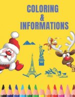 Coloring & Information: Coloring and Informations For children about skyscrapers and statues - 8.5 x 11 inches - 27 Pages
