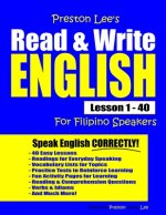 Preston Lee's Read & Write English Lesson 1 - 40 For Filipino Speakers