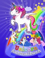 Einhorn - Ausmalbuch: für Buben und Mädels ab 4 Jahren