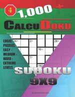 1,000 + Calcudoku sudoku 9x9: Logic puzzles easy - medium - hard - extreme levels