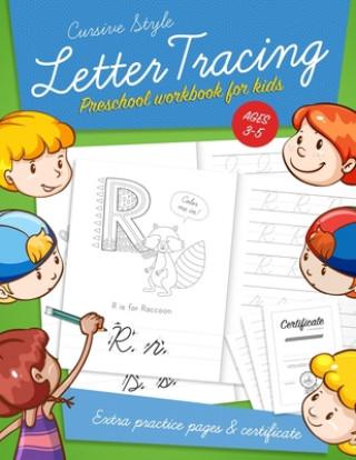 Letter Tracing Preschool workbook for kids ages 3-5: Learn to write activity workbooks, abc alphabet writing paper lines. Kindergarten preschoolers ha