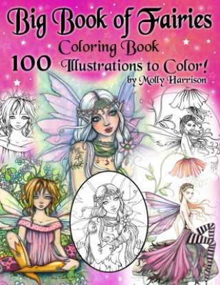 Big Book of Fairies Coloring Book - 100 Pages of Flower Fairies, Celestial Fairies, and Fairies with their Companions