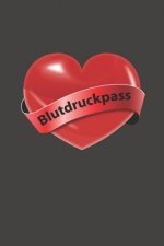 Blutdruckpass: Platz für 2000 Messungen - ca. DIN A5 - unkompliziert, übersichtlich, klein und handlich - Blutdrucktagebuch zum Ausfü
