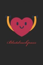 Blutdruckpass: Platz für 2000 Messungen - ca. DIN A5 - unkompliziert, übersichtlich, klein und handlich - Blutdrucktagebuch zum Ausfü