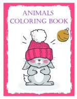 Animals coloring book: Super Cute Kawaii Animals Coloring Pages
