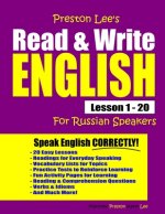 Preston Lee's Read & Write English Lesson 1 - 20 For Russian Speakers