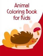Animal Coloring Book for Kids: Christmas Book from Cute Forest Wildlife Animals