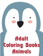 Adult Coloring Books Animals: Christmas Book from Cute Forest Wildlife Animals