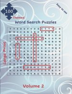 100 Themed Large Print Word Search Puzzles