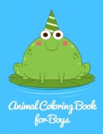 Animal Coloring Book for Boys: Christmas gifts with pictures of cute animals