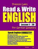 Preston Lee's Read & Write English Lesson 1 - 20 For German Speakers
