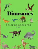 Dinosaurs Coloring Book for Kids: Coloring Book for Kids Ages 2-8