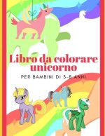 Libro da colorare unicorno per bambini di 3-8 anni