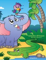 Animales africanos libro para colorear 3